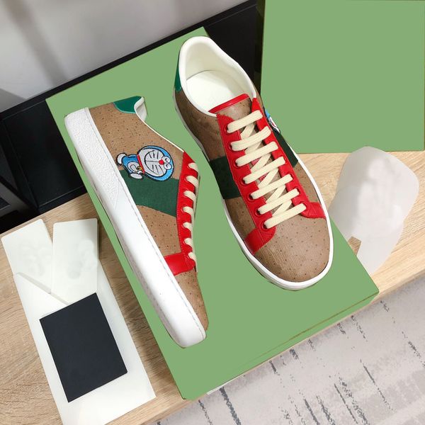 

designer luxury sneakers men ladies casual shoes sneakers lace up sneaker, Black