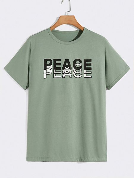 

men letter graphic tee t6rx#, White;black