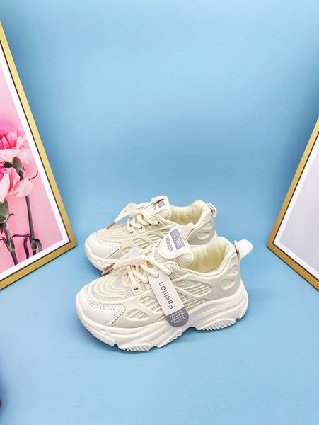 

boys colorblock lace-up front chunky sneakers she, Black