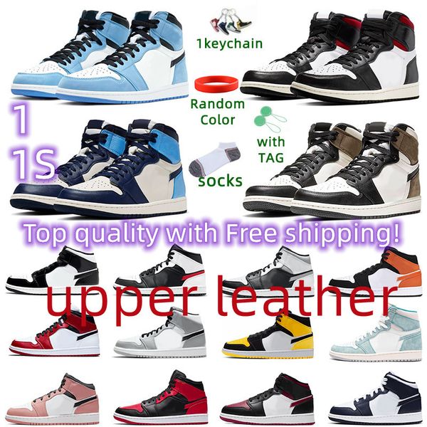 

basketball shoes university blue 1 high og 1s grey fog black white shadow college dark forbidden unc gray chicago men's and women'