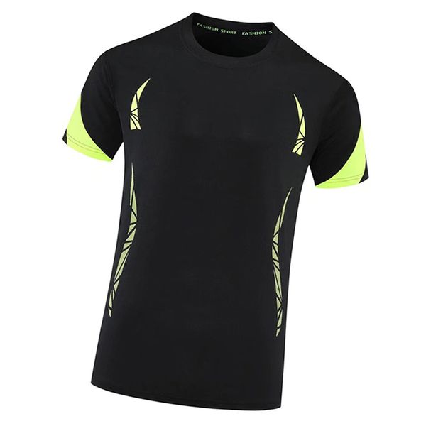 

latest fashion crew neck mens soccer jerseys new short sleeve t-shirts tzcp0114, Black;yellow