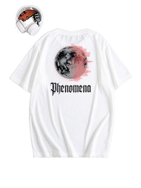 

men letter graphic tee m33d#, White;black