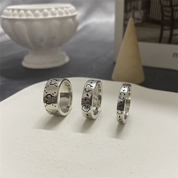 

shop 80% off clearance ancient skull ring elf silver series simple ins couple ring