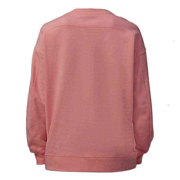 

designer lu yoga wear perfectly oversized autumn women's sweatshirt sports round neck long sleeve casual loose fitness running hoodies, Black