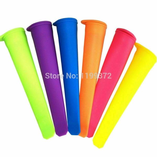 Commercio all'ingrosso 100 pz 20 cm Silicone Push Up Gelato Jelly Lolly Maker Popsicle Muffa Muffa prezzo di fabbrica T200703