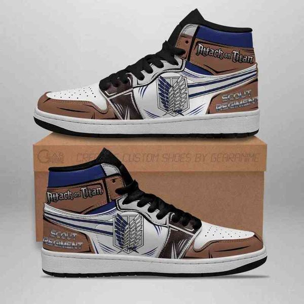 

scout regiment sneakers attack on titan anime, Black