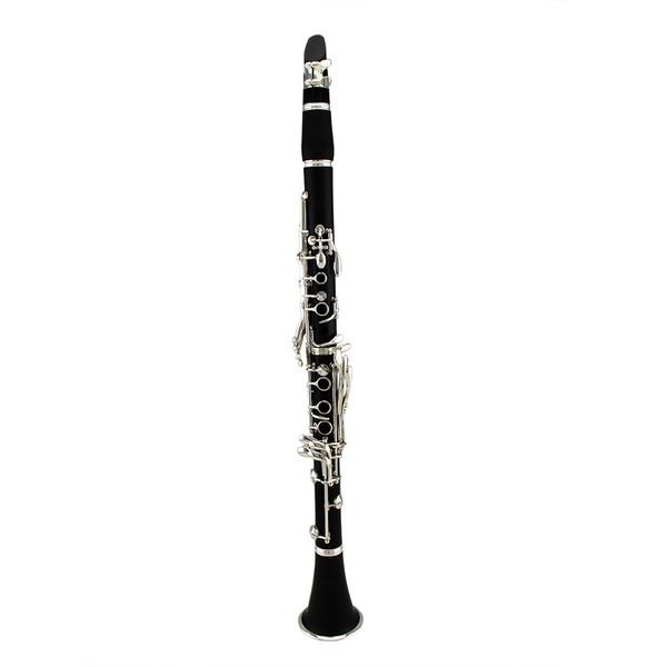 

silver plated composite wood body 18key tone bb clarinet