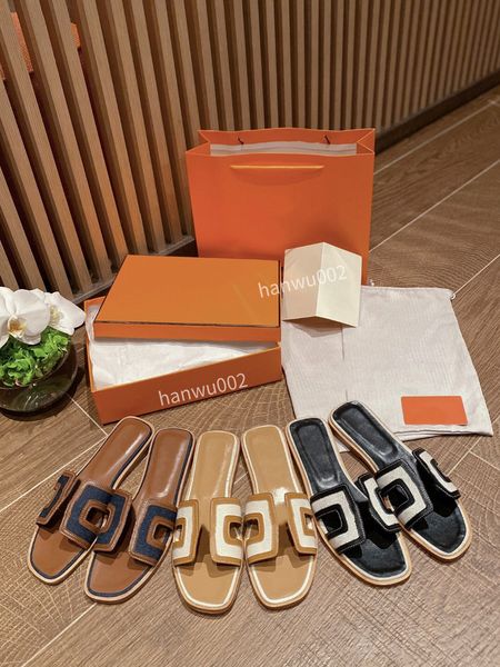 

2022 designer women slippers leather sandals summer sandals flat triggers lady crocodile slide beach shoes, Black