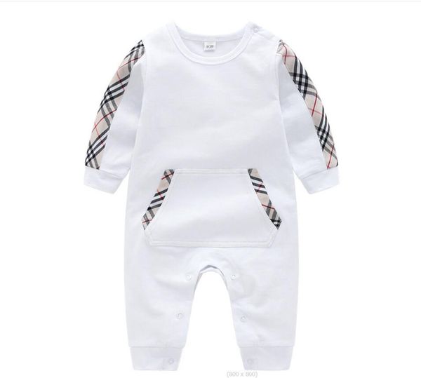 

newborn infant rompers baby boy clothes cotton spring autumn baby boys girls long sleeve rompers infant cotton jumpsuits e33, Blue