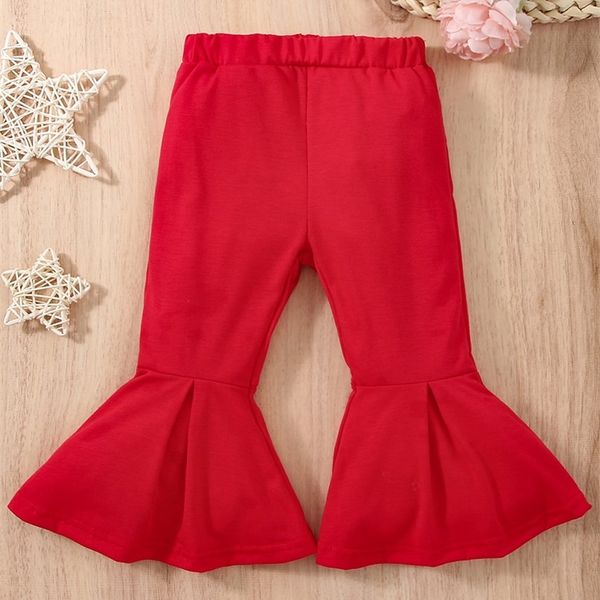 

baby elastic waist flare leg pants she01, Blue
