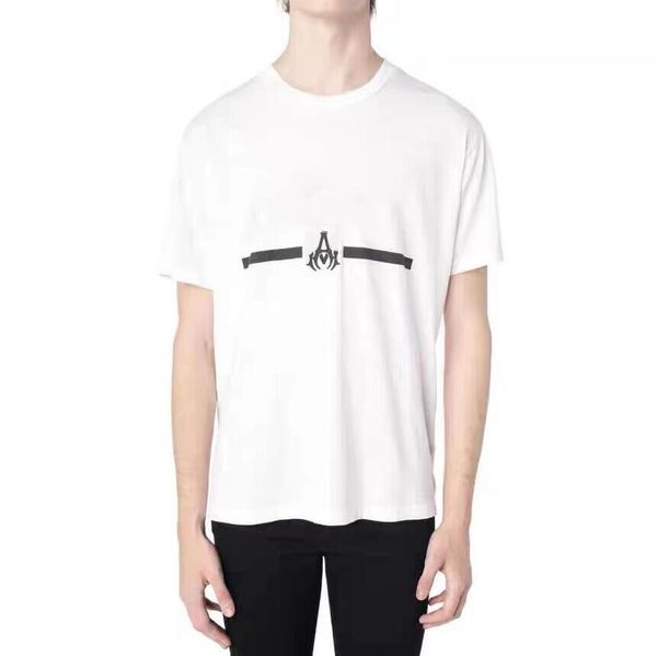 

22ss designer tshirts tee summer letters print tees for mens women short sleeved t-shirt black white tee shirts fashion clothing s-2xl, White;black