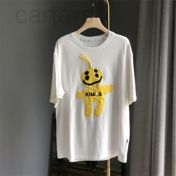 

women's t-shirt designer nanyou sharp goods design sense t-shirt women's 2022 summer new chic fashion cartoon villain short sleeve, White