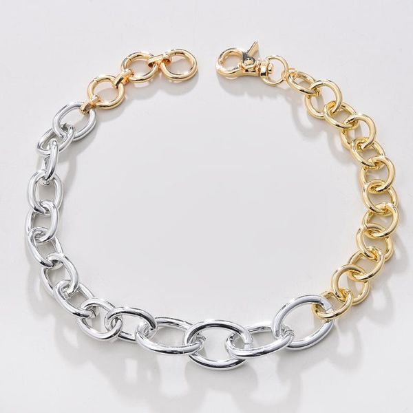 Chokers Ztech Design Kubanische Halskette Gothic Kragen Aussage Hip Hop Big Chunky Gold Farbe Dicke Kette Frauen Schmuck