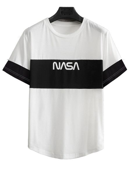 

men letter graphic tee s7lc#, White;black