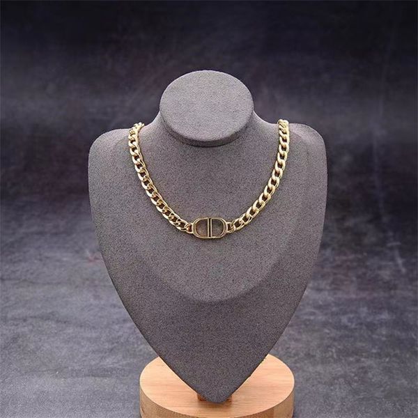 

coupon online outlets 2022 letter brass material clavicle fashion neck chain female, Silver