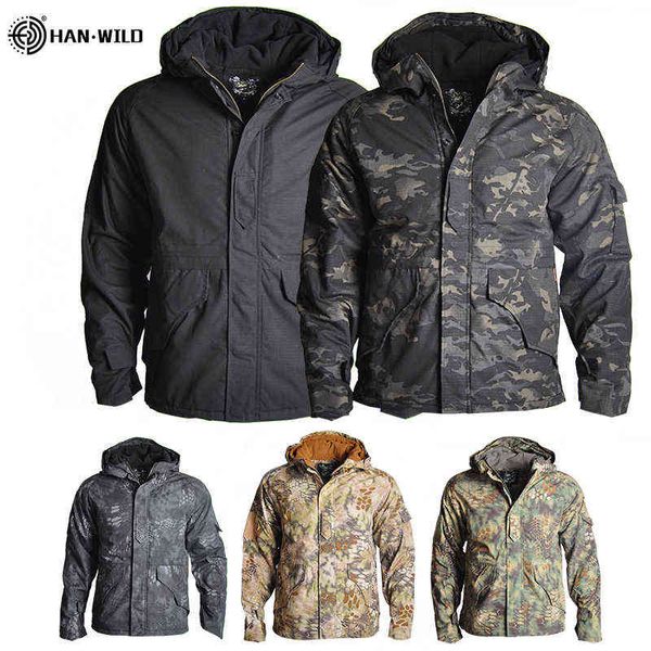 

men outdoor hiking jackets g8 waterproof hooded windbreaker coat camouflage men 2022 new jacket tactics military jackets mens t220811, Blue;black