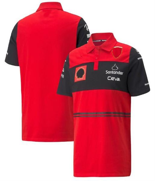 

f1 motorcycle trend selling new summer button polo shirt downhill suit, same style customization