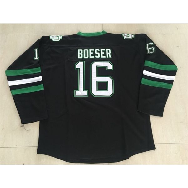 MIT Juventude Kids North Dakota Hóquei Jersey 2 Estilo 9 Caggiula 16 Brock Boeser 33 Cam Johnson 100% Costurado Lutando Sioux Dakota Hockey Jerseys