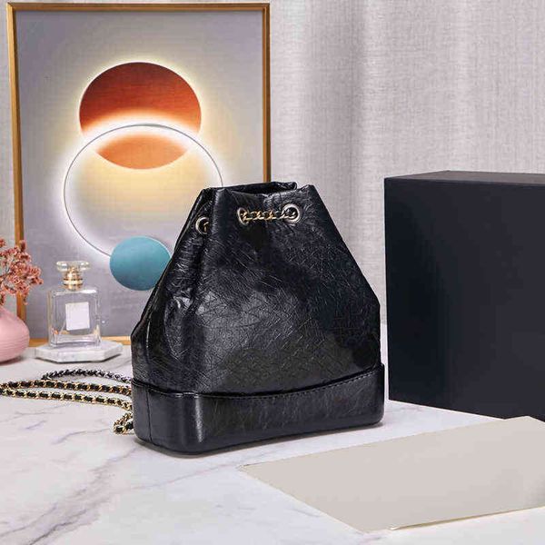 

5a+bucket backpacks bag designer women handbags clutch fashion luxurious designers bags gold chain cowhide leather wallet th