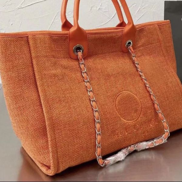 

fashion women's luxury handbags beach bags ch brand canvas embroidered label women evening bag big handbag designers classic large fema