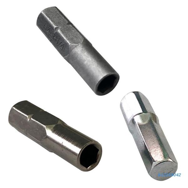 Handwerkzeuge Werkzeug Stahl Bits Set Schraubendreher Extra hart 6,35 mm 1/4 Zoll Einsatz Bit-Adapter auf 4 mm Schraubendreher mit Magnet