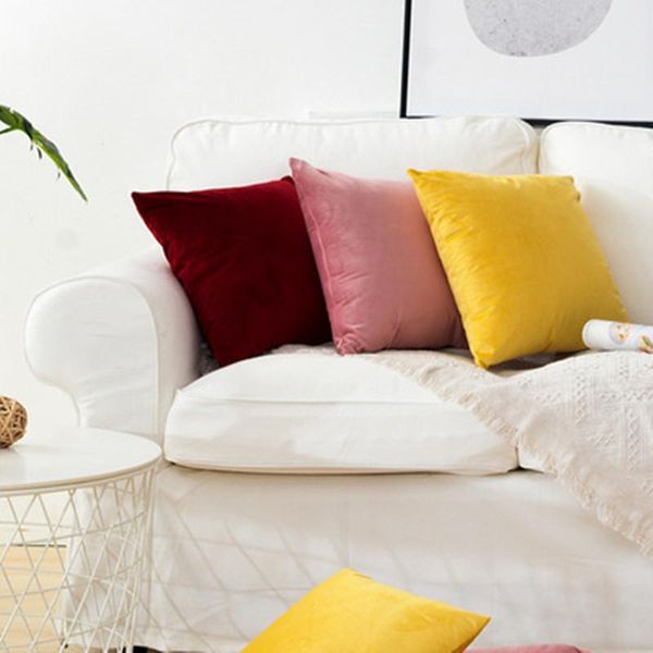 Almofada/travesseiro decorativo 30cm 50cmtrowreshrow Velvet Velvet Sofá de luxo de luxo de almofada decorativa sala de estar na casa de decoração de casa travesseiro moderno arremesso