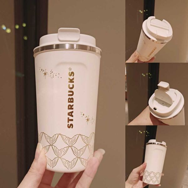 

starbucks cup 510ml anniversary goddess platinum stainless steel thermos coffee office desktop