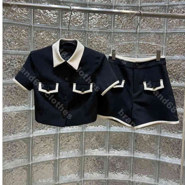 

women luxury two piece pants short coat skirt shorts casual cotton t shirt suit logo tee d..e brand designer female apparel a1, White