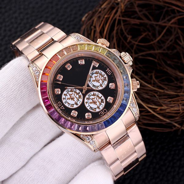 

watch automatic mechanical watches for men wristwatch 40mm stainless steel 904l wristwatches montre de luxe, Slivery;brown