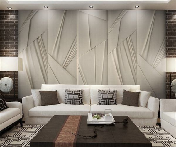 3D Tri-dimensionale semplice nuovo pacchetto di stoffa cinese pacchetto morbido sfondo in tessuto muro decorazione per la casa sfondo personalizzato murale
