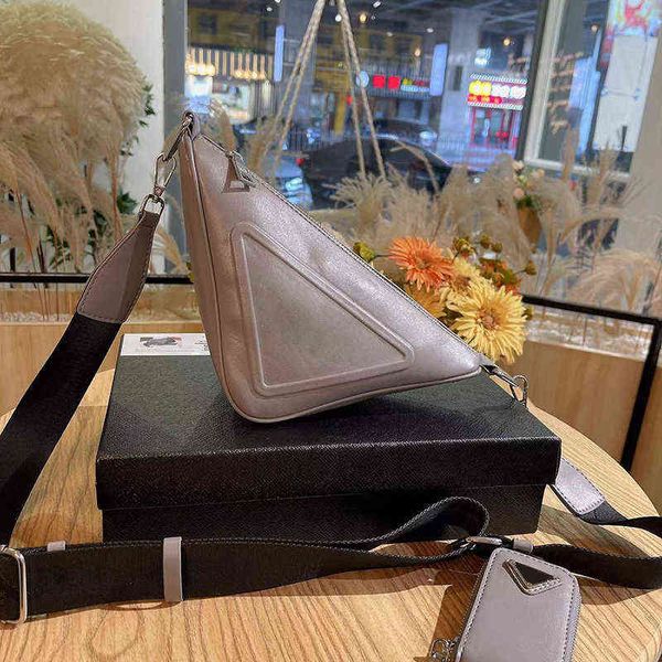 

designer handbag purse tote bag luxury shoulder bags triangle fashion brand genuine leather different size women's letter handbags yj1c