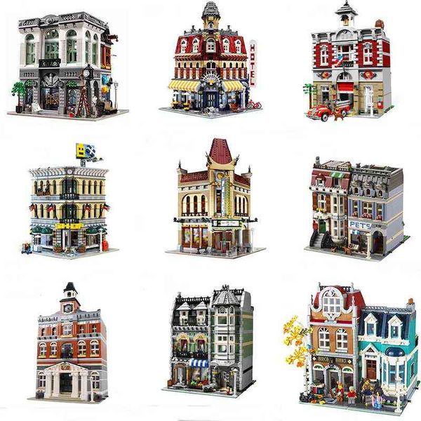 

stock moc creative city street view 15001 15002 15003 15004 15005 15006 15007 15008 15009 15010 building block model bricks toys g220414