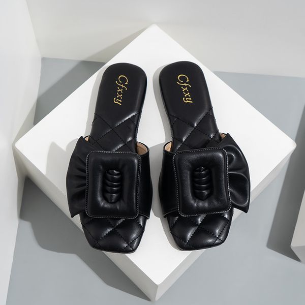 

new temperament sandals and slippers summer fashion all-match women's shoes 37---42, Black