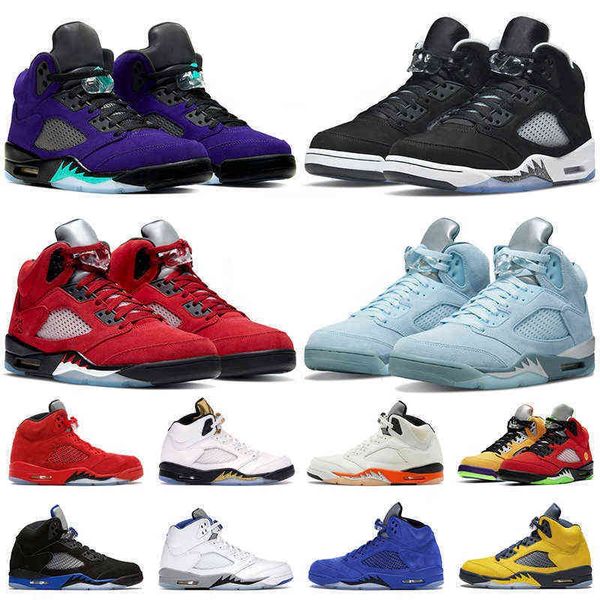 

jordens 4 men outdoor shoes 5s jumpman 5 bluebird moonlight racer blue raging red shattered backboard jade horizon quai 54 mens trainers spo, Black