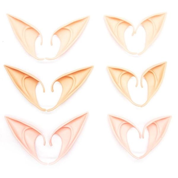 Christmas Angel Elven Elf Ears Mysterious Pointed Anime Fata Costumi Cosplay Soft Halloween Party Decoration 220707