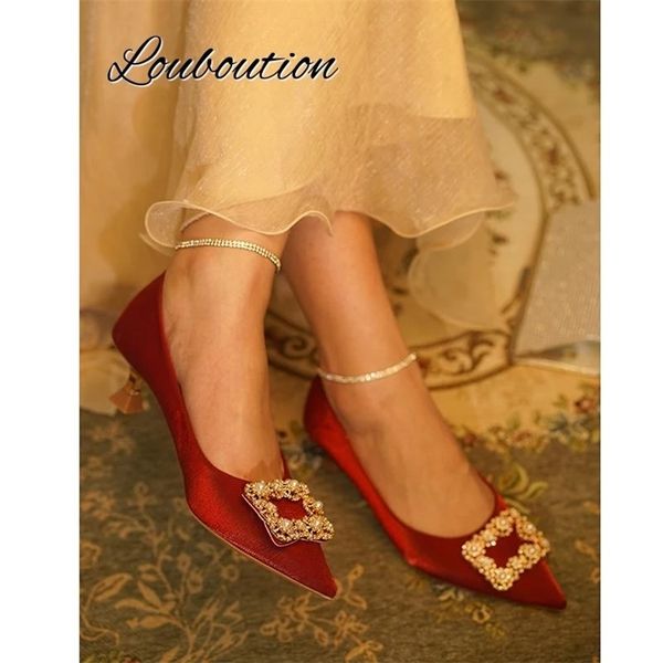 

rivet womens pumps pointed toe shallow metal decrat ladies sandals summer elegant y female single shoes 220802, Black