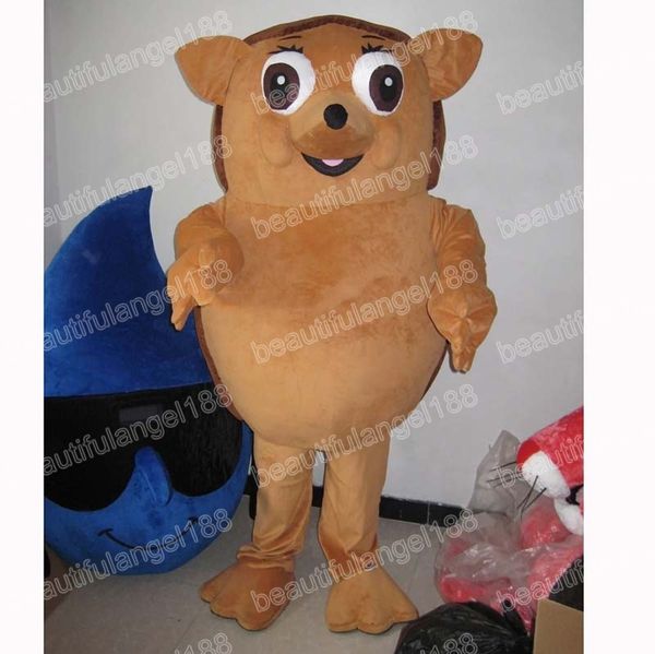 Traje de mascote de hedgehog de halloween roupas de desenho animado de alta qualidade caráter de carnaval de adultos tamanhos de aniversário festas de aniversário roupas de vestido unissex