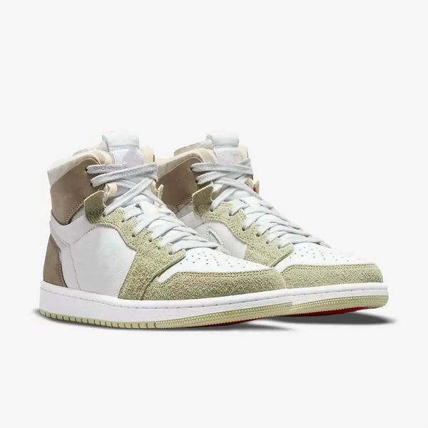 

shoes jumpman 1 high cmft olive aura men/women basketball outdoor trainers sports original box fast delivery