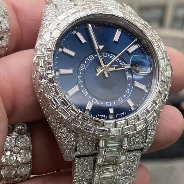 

luxury mens watches for men movement watchs diamond watch 904l montre de luxe automatic fashion wristwatch ll22, Slivery;brown