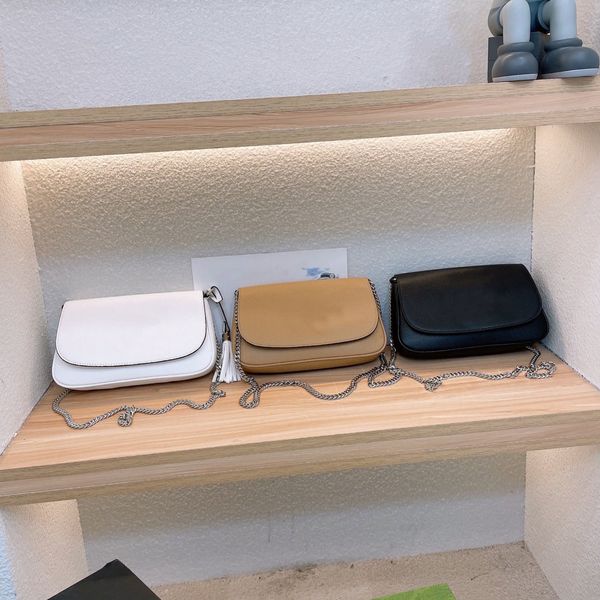 

designer bags blondie shoulder bag women leather totes cross body canvas strap trim round interlocking blondied mini chain bag