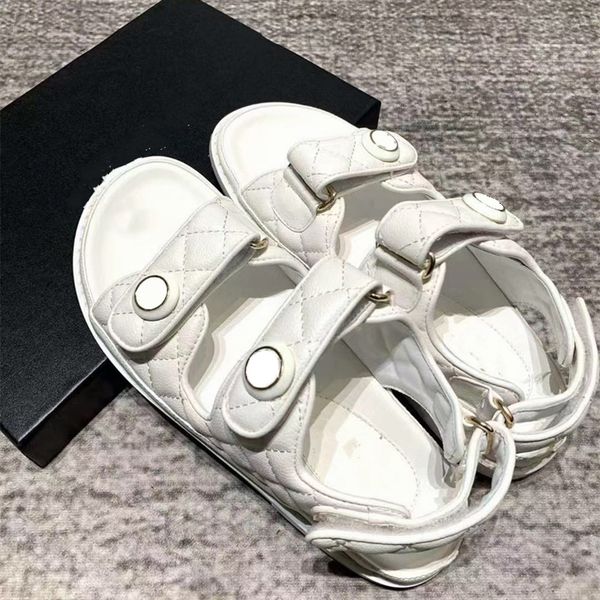 

designer fashion brand sandals comemore hook&loop slingback platform dadshoes for men summer beach buckle strap soft chunky heel sports shoe, Black
