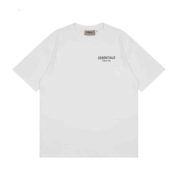 

50% discount god 2022 new fear of multi thread essentials 3d direct jet ink painting t-shirt factory sales, White;black