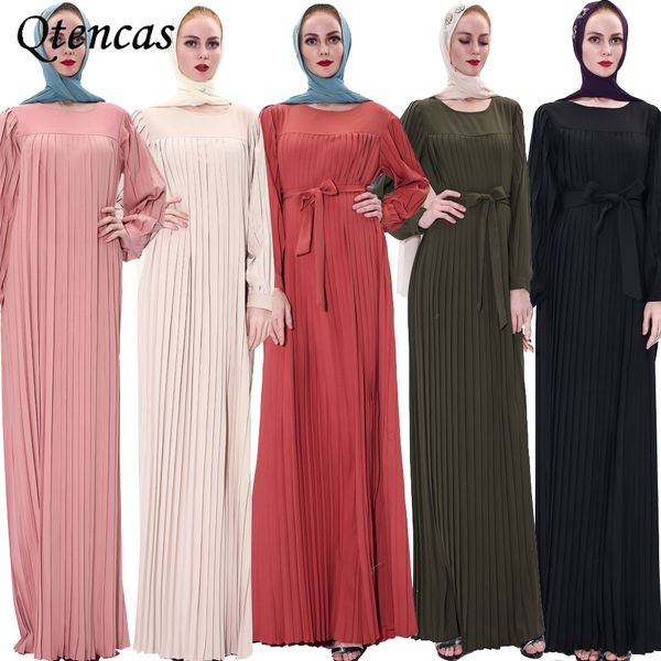

muslim hijab dress abayas for women vestidos turkey abaya dubai islam kaftan caftan robe africaine femme jilbab islamic clothing, Red