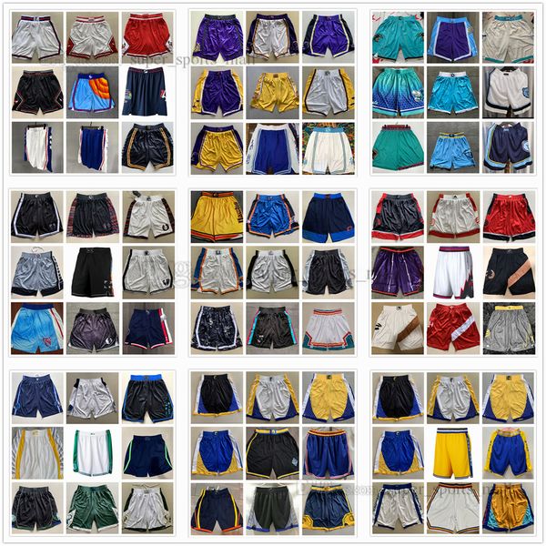 

printed basketball pocket shorts man sport westbrook james anthony lavine ball williams vucevic short white black red yellow purple xs-xxl