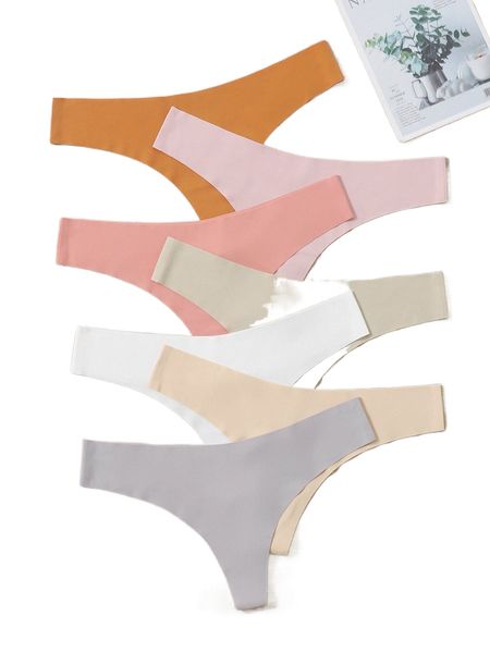 

6pcs breathable sports briefs 72ud#, Black;white