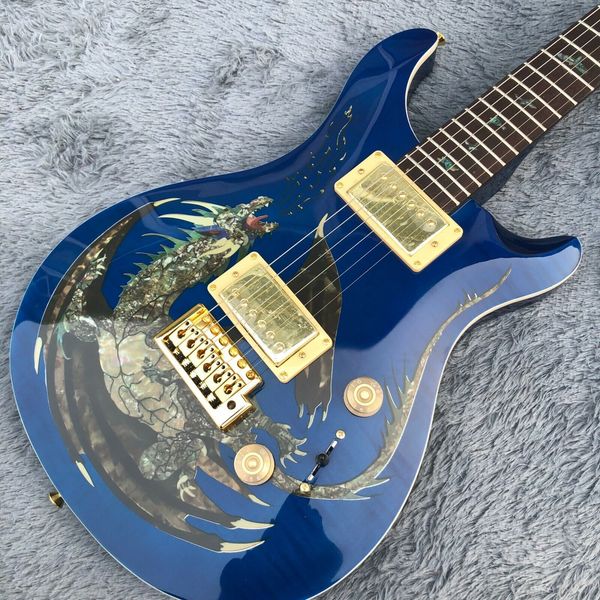 

custom factory custom sticker dragon double shake electric guitar