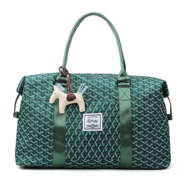 Travel Fitness Bagage Bag a curta distância feminina de grande capacidade Hand realizada moda e armazenamento leve