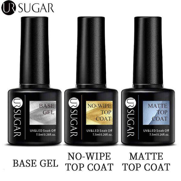 

nxy nail gel 7 5ml no wipe coat base set matte polish foundation for uv new style lacquers varnish 0328, Red;pink