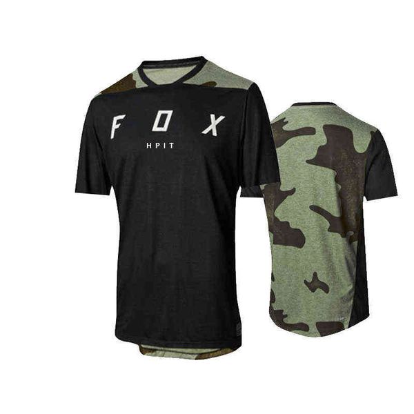 

kaus tim gunung sepeda motor lokomotif off-road hpit fox kamuflase, White