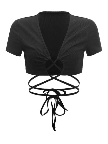 

solid criss cross tie back 28ip#, White